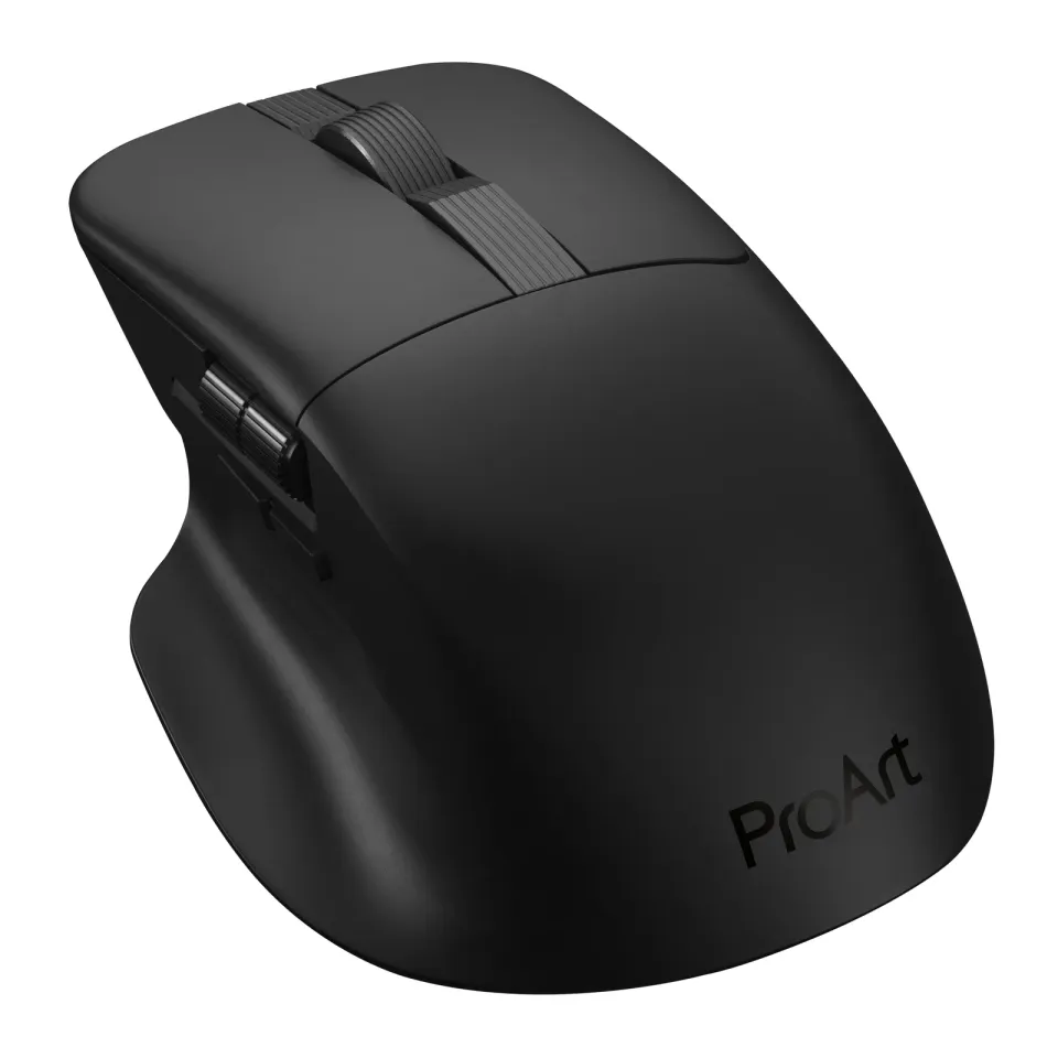 ASUS ProArt MD301/Ergonomická/Optická/Pro praváky/8 000 DPI/Drátové/Bezdrátové/Černá