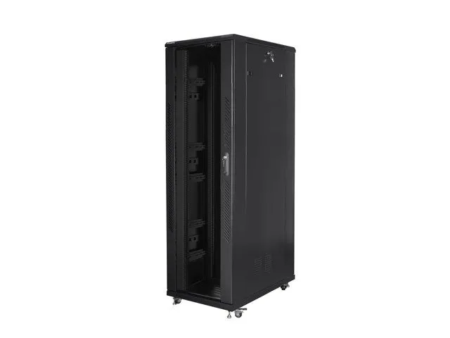 LANBERG Volně stojící skříň 19" 42U/800x1200 černá (RAL9004) (v rozloženém sta