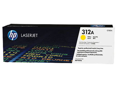 HP CF382A originální toner žlutý č.312A cca 2700str. (HP LJ Pro M476, yellow)