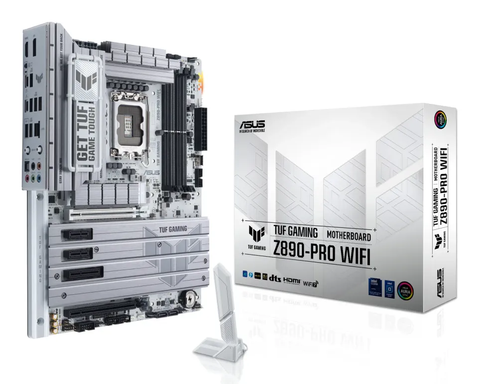 ASUS MB Sc LGA1851 TUF GAMING Z890-PRO WIFI, Intel Z890, 4xDDR5, 1xDP, 1xHDMI, 2xThunderbolt, WI-FI, ATX