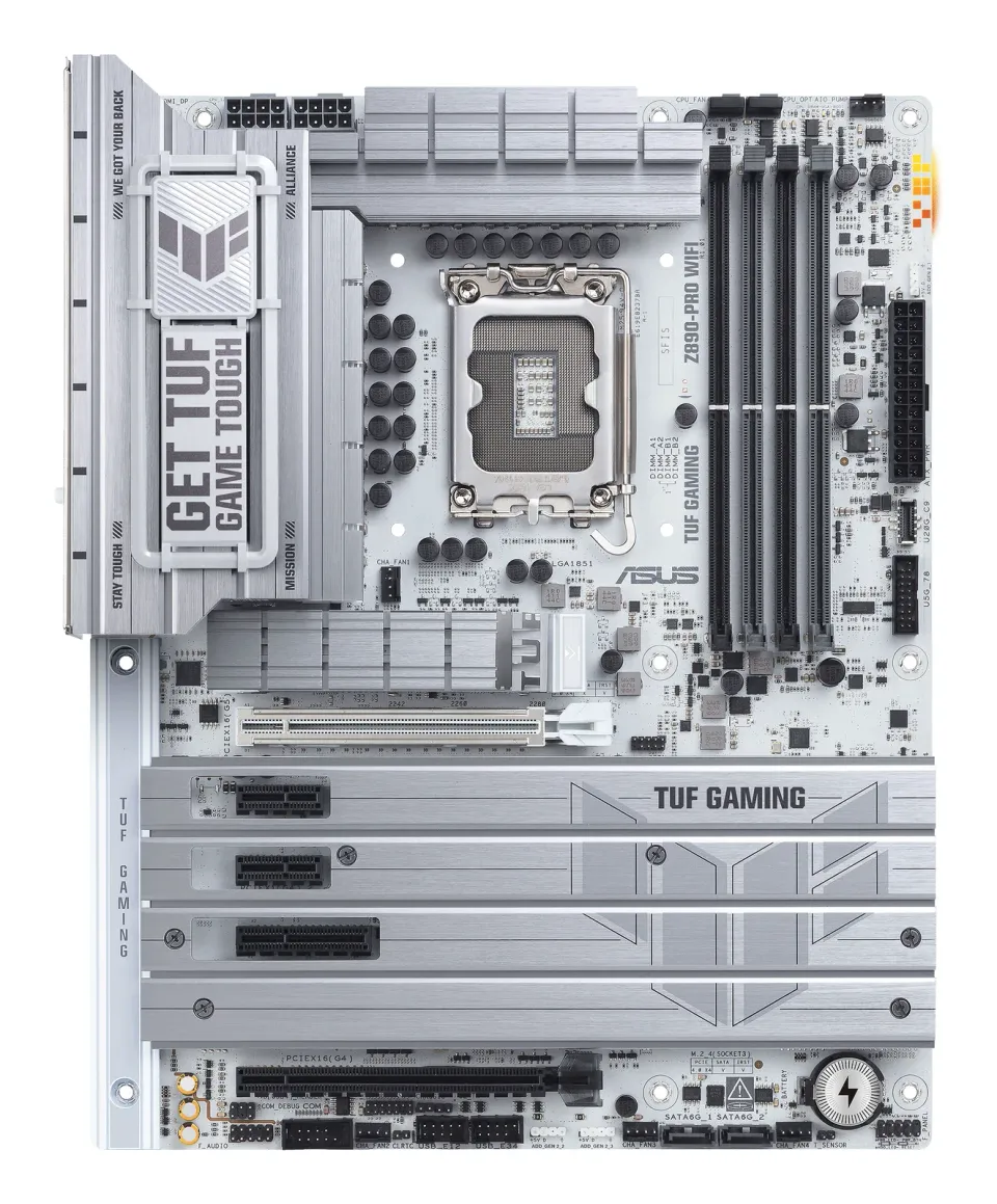 ASUS MB Sc LGA1851 TUF GAMING Z890-PRO WIFI, Intel Z890, 4xDDR5, 1xDP, 1xHDMI, 2xThunderbolt, WI-FI, ATX