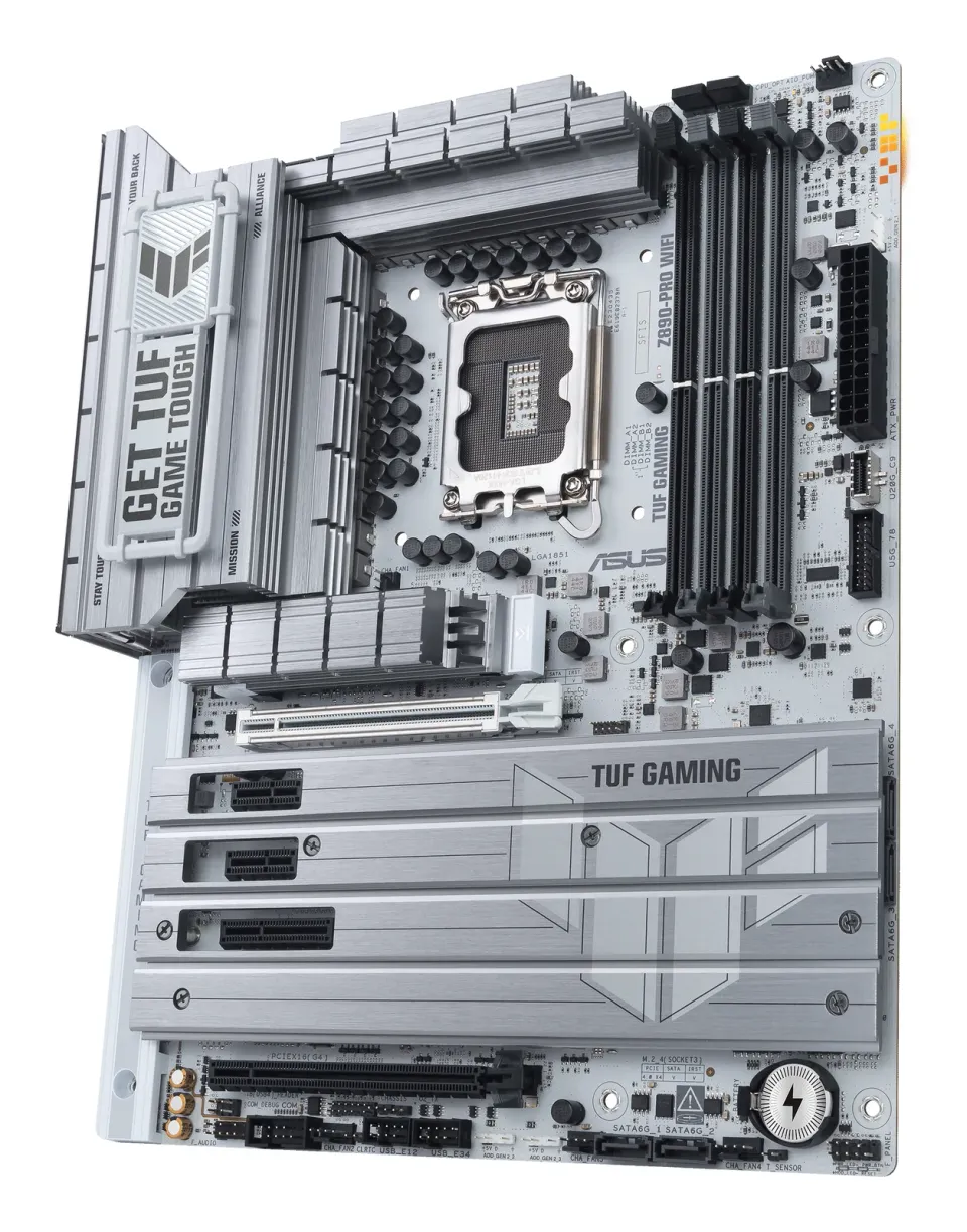 ASUS MB Sc LGA1851 TUF GAMING Z890-PRO WIFI, Intel Z890, 4xDDR5, 1xDP, 1xHDMI, 2xThunderbolt, WI-FI, ATX