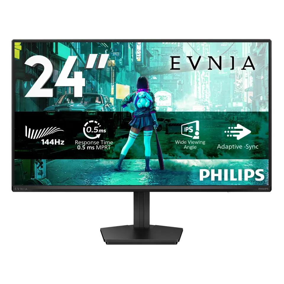Philips Evnia/24M2N3200NF/23,8"/IPS/FHD/144Hz/0,5ms/Šedá/3R