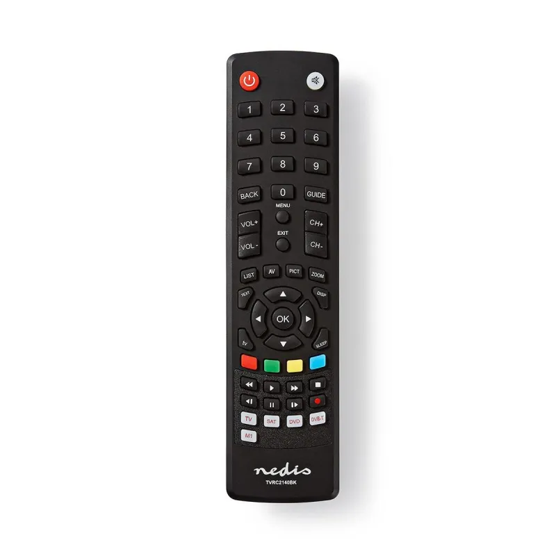Nedis TVRC2140BK - Univerzální dálkový ovladač | Předem naprogramovaný | Ovládán