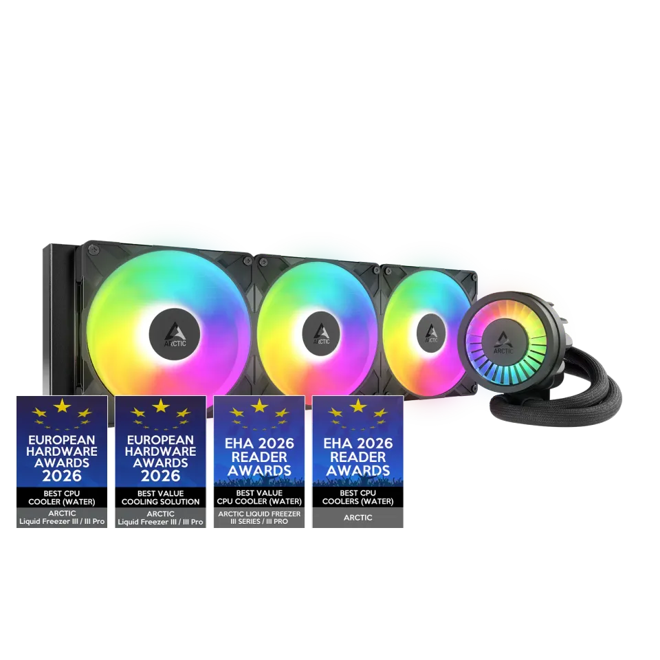 ARCTIC Liquid Freezer III 420 Pro A-RGB (Black), komplet vodního chlazení CPU