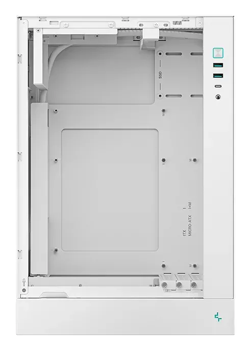 DEEPCOOL Case CH170 PLUS WH, ATX, Průhledná bočnice, bílá