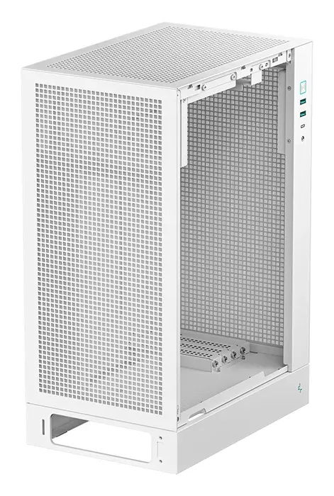 DEEPCOOL Case CH170 PLUS WH, ATX, Průhledná bočnice, bílá