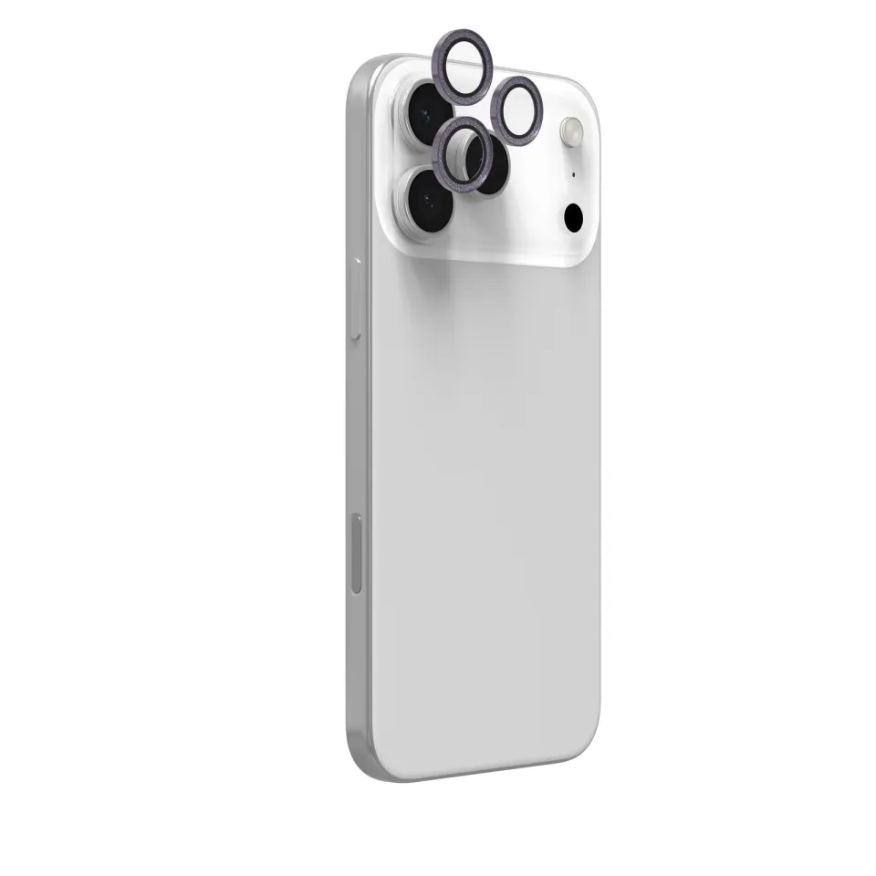 ZAGG Ochranná čočka Premium pro Apple 17 Pro/Pro Max/16 Pro/Pro Max/15 Pro/Pro Max - fialová třpytka