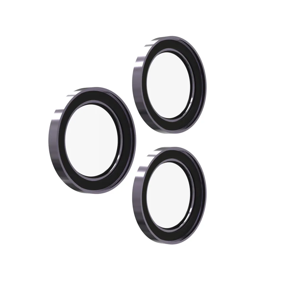 ZAGG Ochranná čočka Premium pro Apple 17 Pro/Pro Max/16 Pro/Pro Max/15 Pro/Pro Max - fialová třpytka