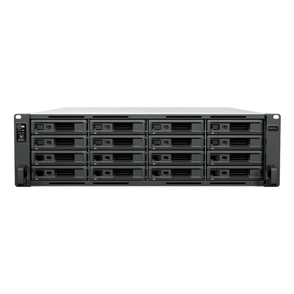 Synology RS6426xs+ RackStation (8C/XeonD-1739/3-3,5GHz/16GBRAM/16xSATA/2xUSB3.2/2x10GbE/2xPCIe/1xOOB/4xminiSAS/RP)