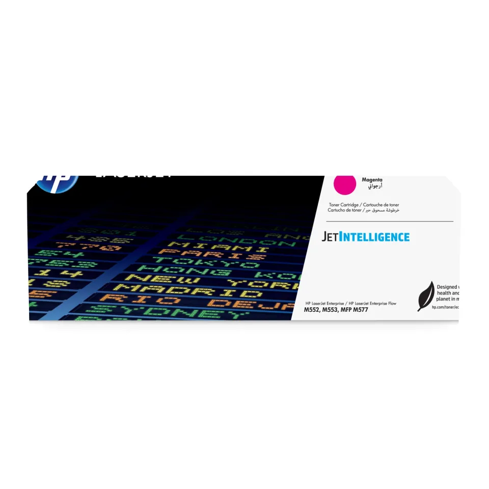 HP CF363A originální toner purpurový č.508A malý cca 5000 str. (magenta HP CLJ M552, M553, purpurová, ColorSphere 3 Jetintelligence )