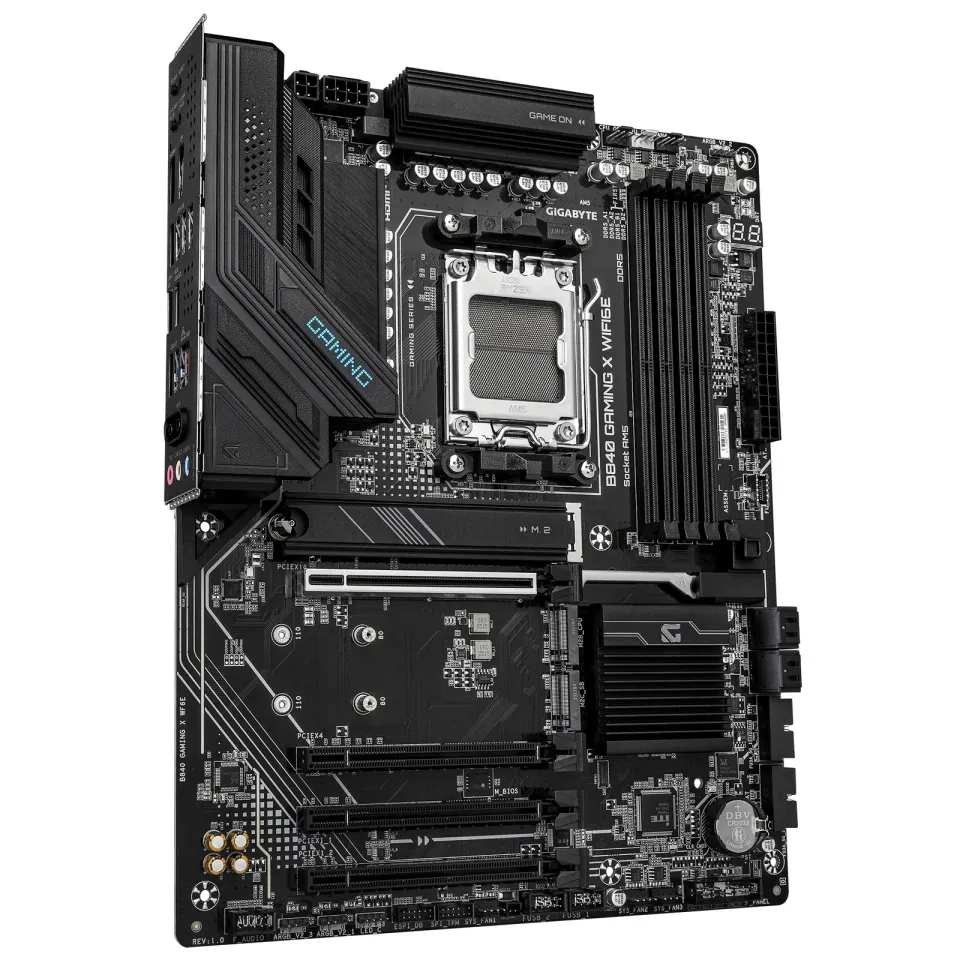 GIGABYTE MB Sc AM5 B840 GAMING X WF6E, AMD B840, 4xDDR5, WIFI, DP, HDMI, ATX
