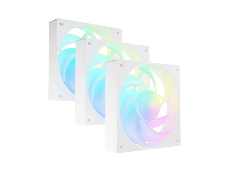 Ventilátor FURY SAI S12 ARGB PWM, 3-Pack, Bílý