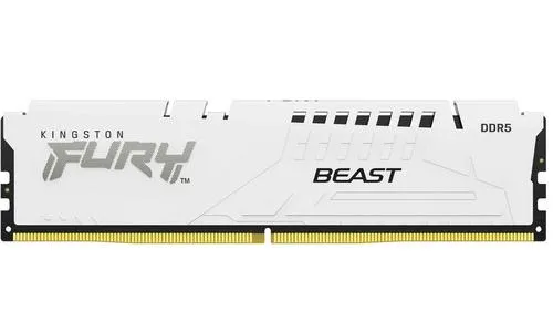 KINGSTON 16GB DDR5 6000MHz CL30 Fury Beast EXPO a XMP, bílá