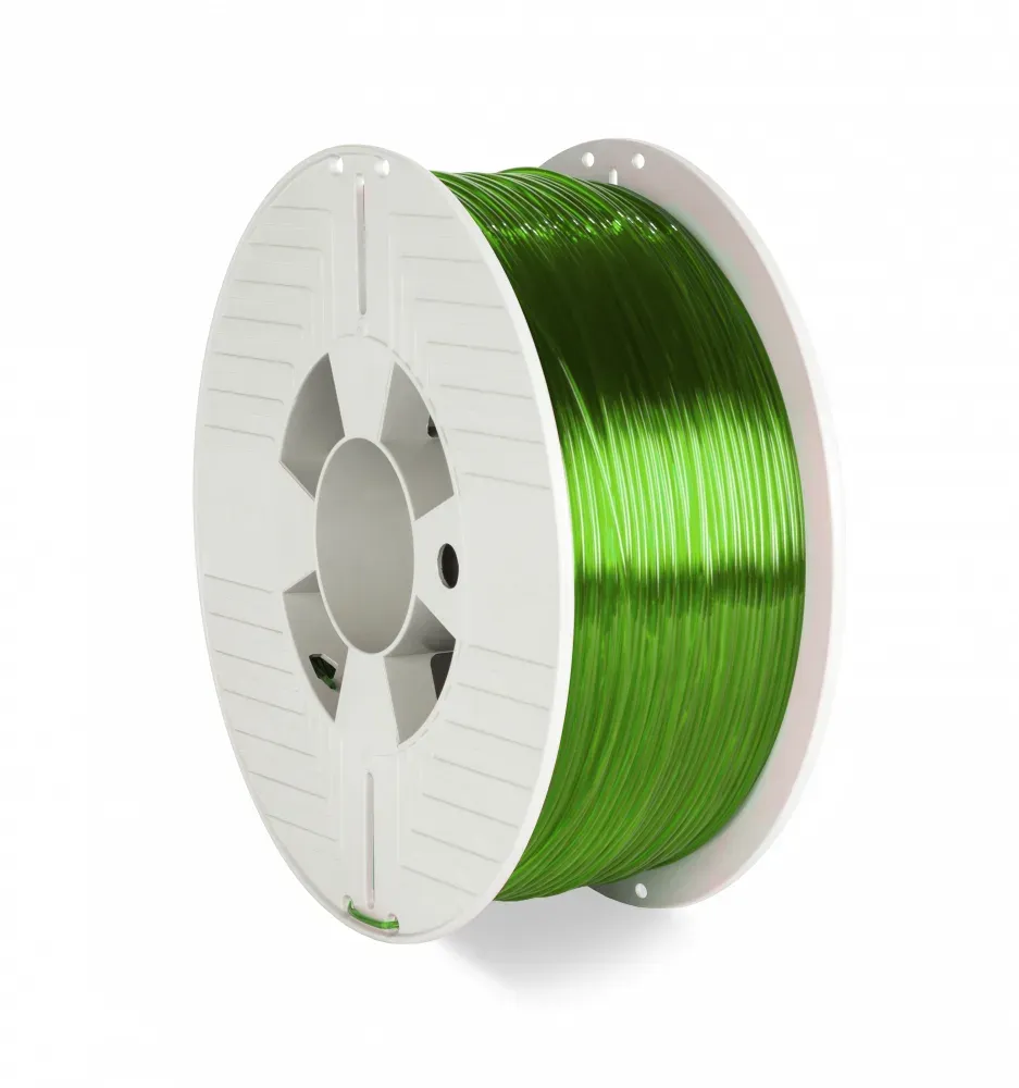 VERBATIM 3D Printer Filament PET-G 1.75mm, 327m, 1kg green transparent