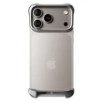 Arc Pulse - hliníkový ochranný rám na iPhone 18 Pro, stříbrný