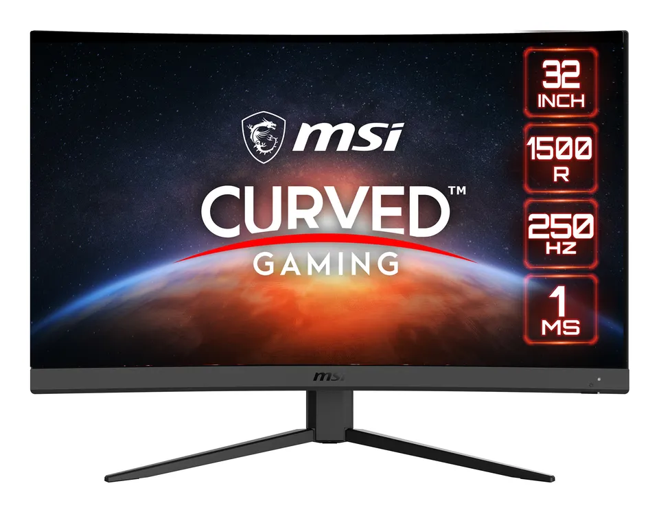 MSI Gaming monitor G32C4X, 31.5" VA zakřivený /1920 x 1080 FHD/250Hz/1ms/2xHDMI/