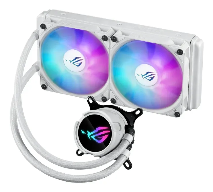 ASUS vodní chladič CPU AIO ROG STRIX LC III 240 ARGB WHITE, 2x120mm, LGA1851, AM5