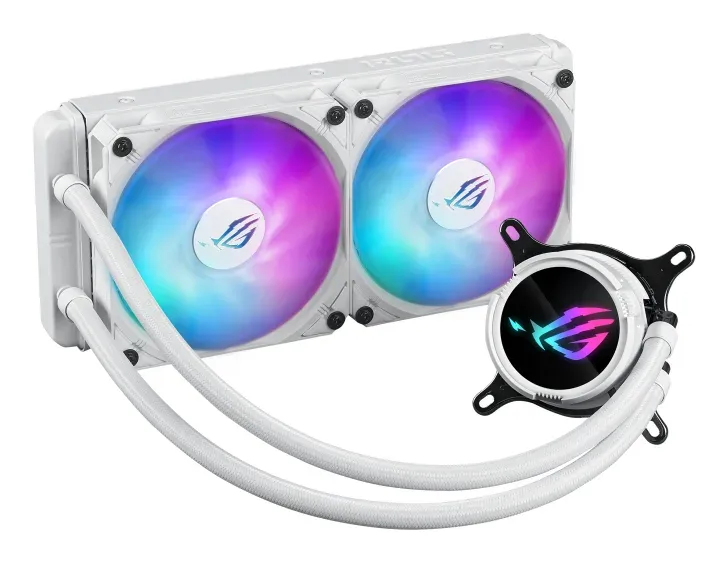 ASUS vodní chladič CPU AIO ROG STRIX LC III 240 ARGB WHITE, 2x120mm, LGA1851, AM5