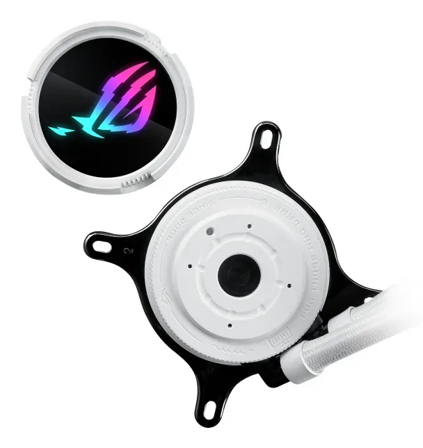 ASUS vodní chladič CPU AIO ROG STRIX LC III 240 ARGB WHITE, 2x120mm, LGA1851, AM5