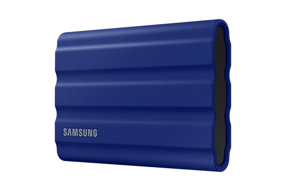 SAMSUNG T7 SHIELD externí ssd 1TB USB3.2 Gen2 (modrý)
