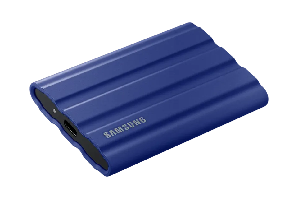 SAMSUNG T7 SHIELD externí ssd 1TB USB3.2 Gen2 (modrý)