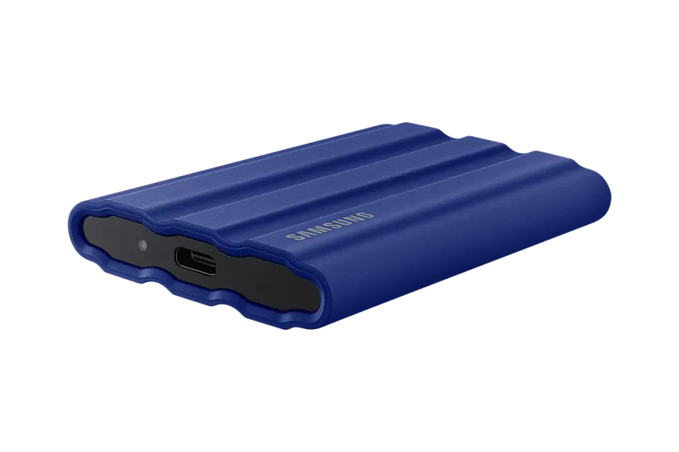 SAMSUNG T7 SHIELD externí ssd 1TB USB3.2 Gen2 (modrý)