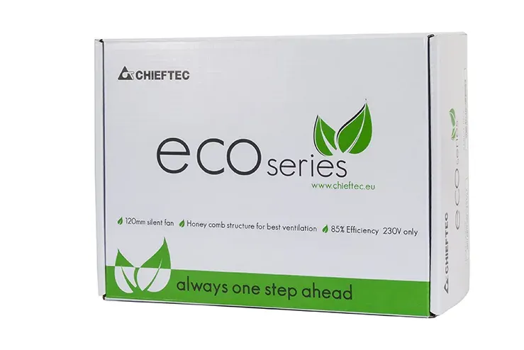 CHIEFTEC zdroj GPE-600S / 600W / 12cm fan / akt. PFC / ECO series / 85 Bronze