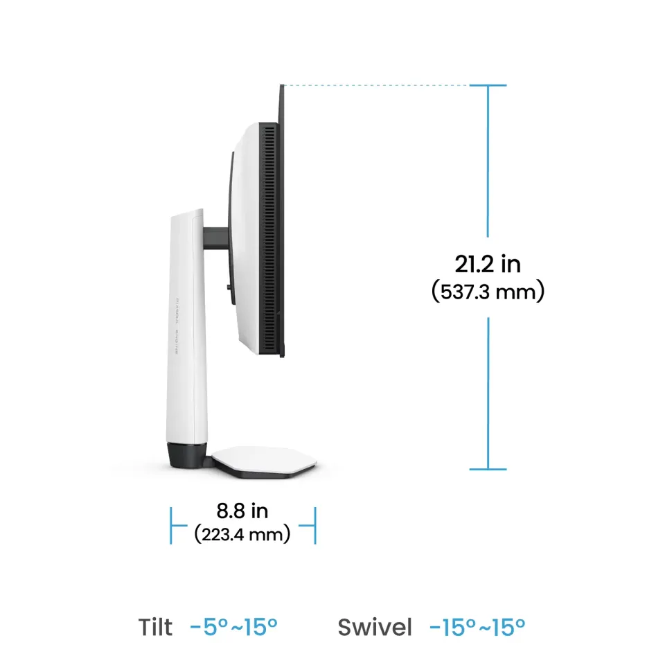 BENQ Mobiuz 26,5" OLED EX271QZ/ 2560x1440/1,5mil:1/ 0,03ms/500Hz/ HDMI/ DP/USB-C /černý
