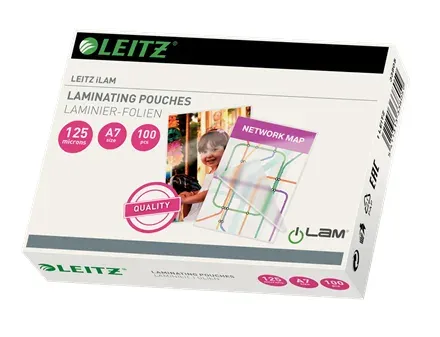 LEITZ Laminovací kapsy iLAM A7, 125 mic (100 ks)