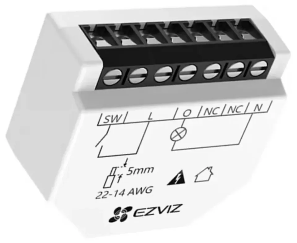 EZVIZ chytré Wi-Fi relé T35