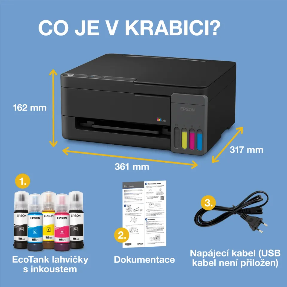 EPSON EcoTank L3310 - A4/33-15ppm/4ink/CISS