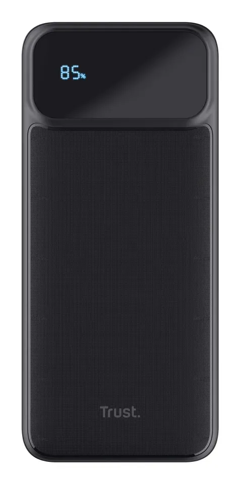 TRUST Powerbanka Avala, 20000 mAh, 1xUSB-C + 2xUSB, černá