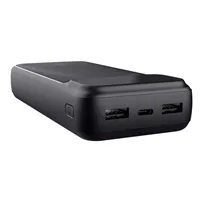 TRUST Powerbanka Avala, 20000 mAh, 1xUSB-C + 2xUSB, černá