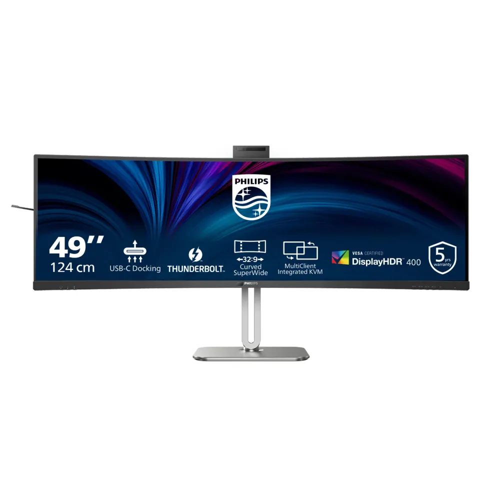 Philips LCD 49B2U6903CH 48,8" zakř. VA/5120x1440@120Hz/4ms/500cd/2xHDMI/DP/6xUSB