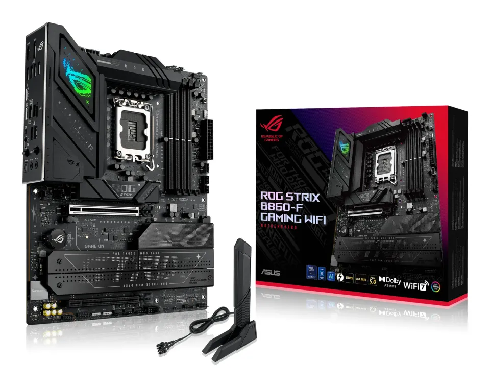 ASUS MB Sc LGA1851 ROG STRIX B860-F GAMING WIFI, Intel B860, 4xDDR5, 1xThunderbolt, 1xDP, 1xHDMI, WiFi, ATX