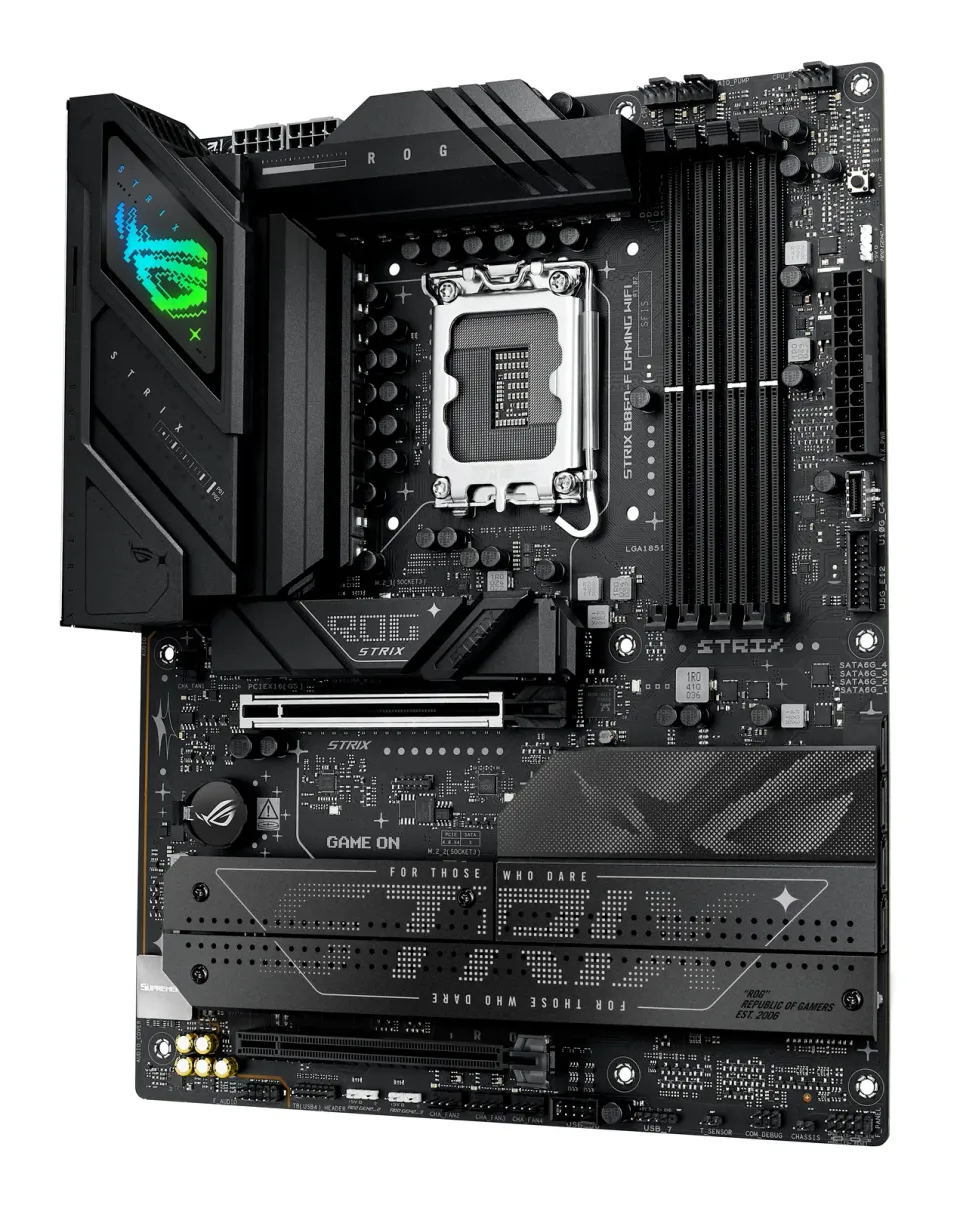 ASUS MB Sc LGA1851 ROG STRIX B860-F GAMING WIFI, Intel B860, 4xDDR5, 1xThunderbolt, 1xDP, 1xHDMI, WiFi, ATX