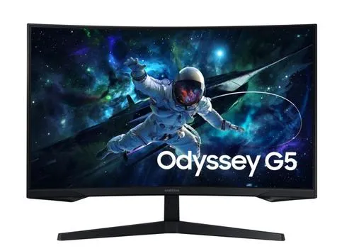 SAMSUNG LCD 32" monitor Odyssey G5 G55C 2560x1440 VA 165Hz (1ms, 250cd, HDMI+DPort)