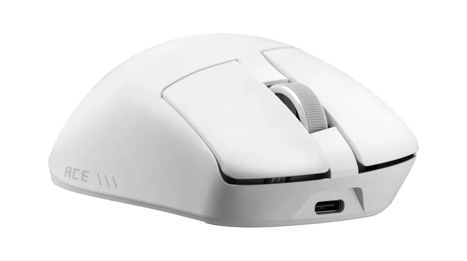 ASUS myš ROG GLADIUS IV ACE, Bezdrátová, až 65000 DPI, bílá