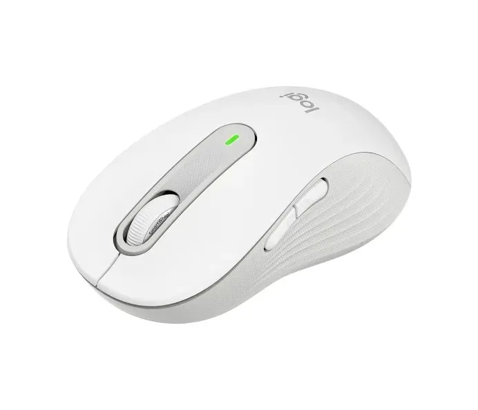 Logitech M650L/Kancelářská/Laserová/Bezdrátová USB + Bluetooth/Bílá