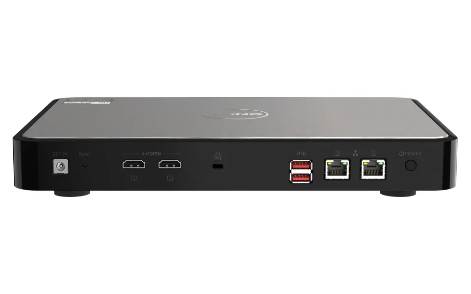 QNAP HS-264-8G (4core 2,9GHz, 8GB RAM, 2x SATA, 2x 2,5GbE, 2x HDMI 4K, 2x USB, tichý)