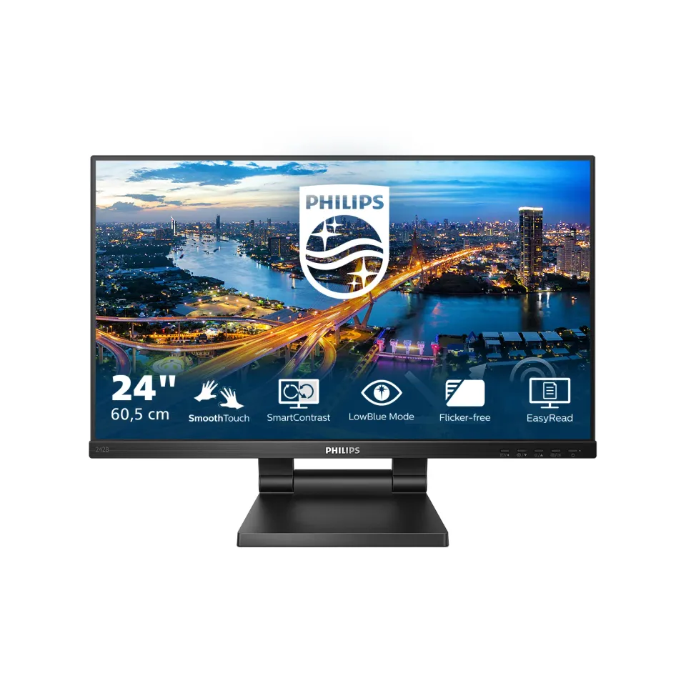 Philips LCD 242B1TC 23,8" 16:9 IPS Touch/1920x1080@75Hz/4ms/250cd/VGA/HDMI/DP/4x