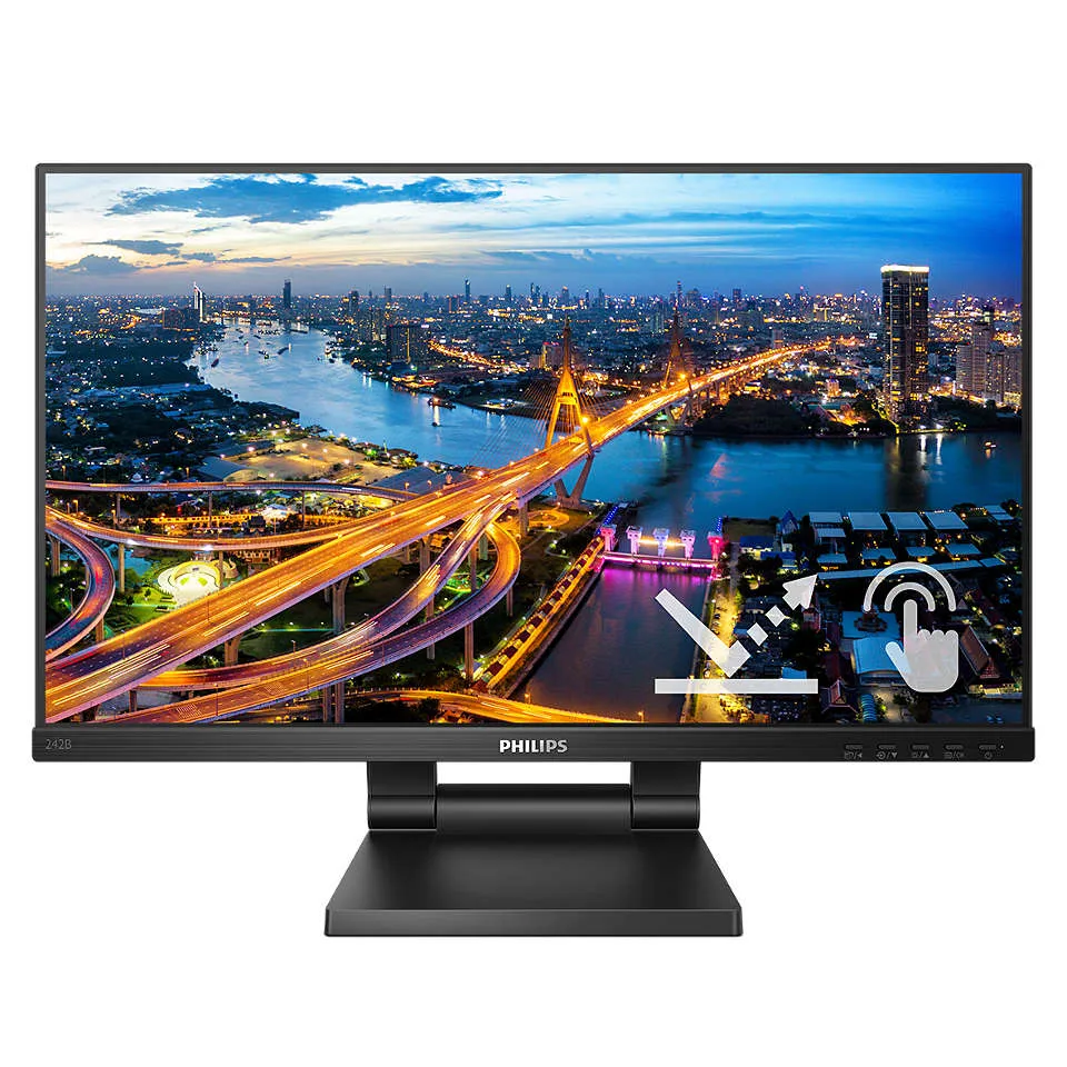 Philips LCD 242B1TC 23,8" 16:9 IPS Touch/1920x1080@75Hz/4ms/250cd/VGA/HDMI/DP/4x