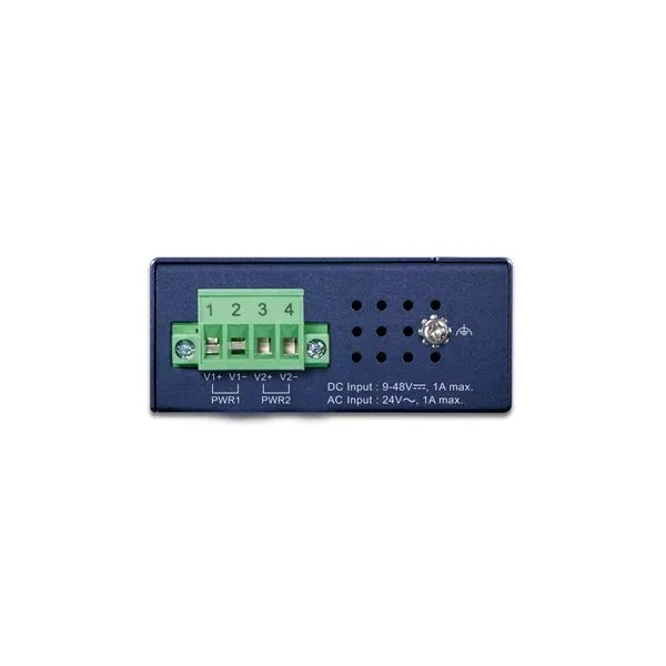 Planet IXT-815AT průmyslový kompaktní konvertor 2x10Gb SFP+, ESD+EFT, IP30, -40~75°C, dual power (9-48VDC / 24VAC)