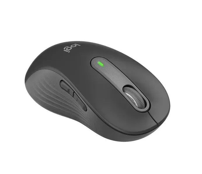 Logitech M650L/Kancelářská/Laserová/Pro leváky/Bezdrátová USB + Bluetooth/Šedá