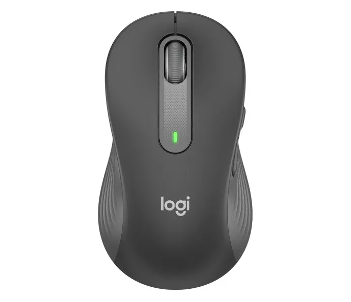 Logitech M650L/Kancelářská/Laserová/Pro leváky/Bezdrátová USB + Bluetooth/Šedá