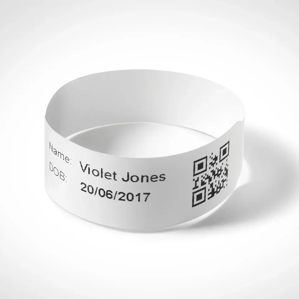 Brother -BWE-AB165-IW - náramek pro kojence, adhesive 165mm x 20mm, box s 4-mi r