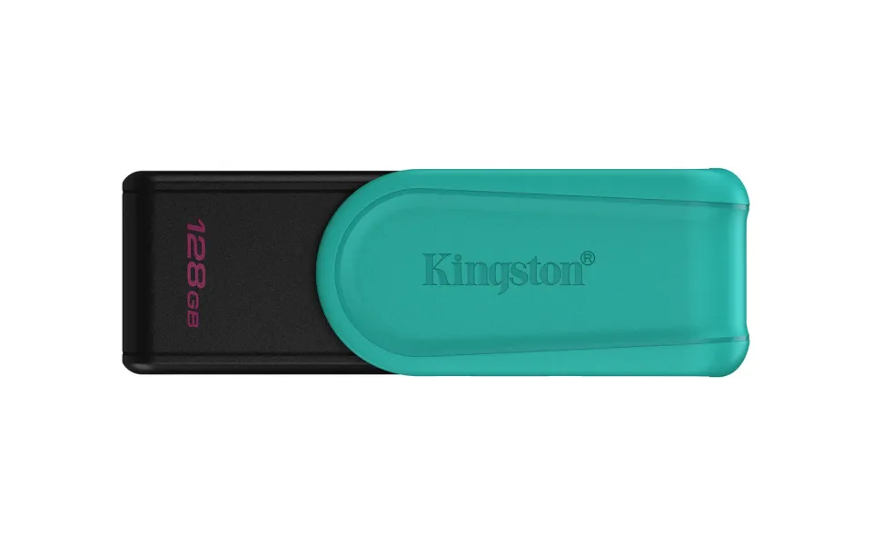 KINGSTON 128GB Portable USB 3.2 Gen 1 DataTraveler Exodia S (Black/Turquoise)
