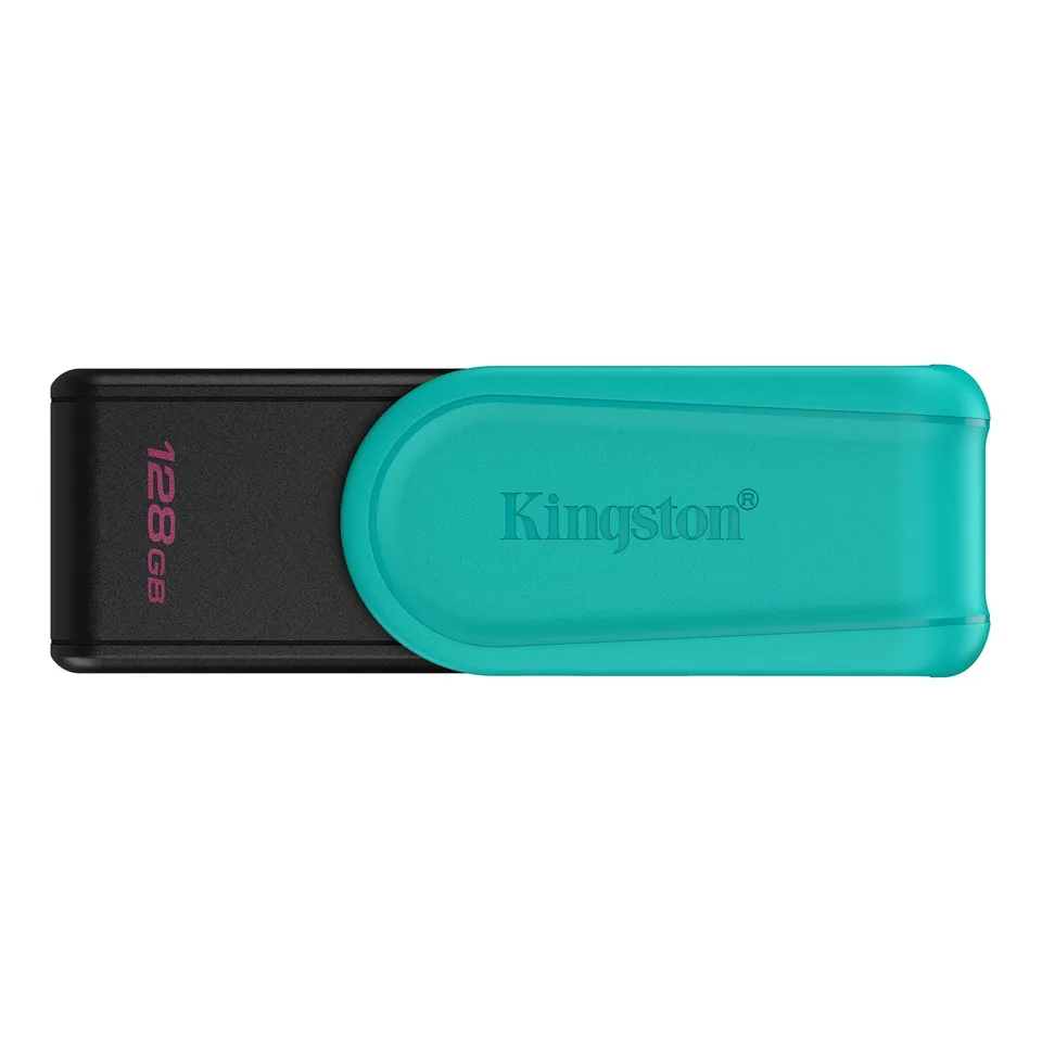KINGSTON 128GB Portable USB 3.2 Gen 1 DataTraveler Exodia S (Black/Turquoise)