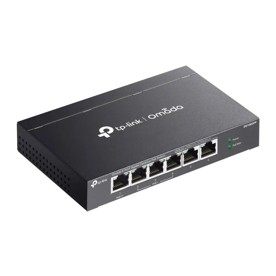 DS106GPP TP-link Omada, 6G, 3 PoE+, 1 PoE++, switc